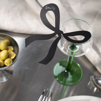 Elegante segnaposto a forma di fiocco
