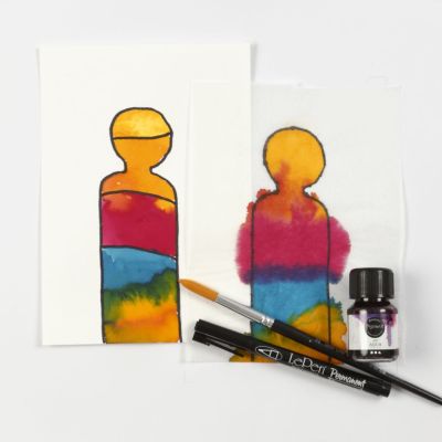Dipingere con acquerello liquido