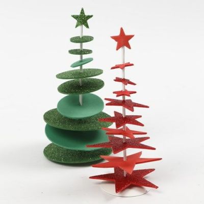 Albero di Natale fustellato in gomma EVA
