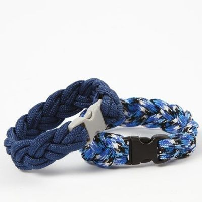 Bracciali intrecciati con corda per Macramè e chiusure a fibbia