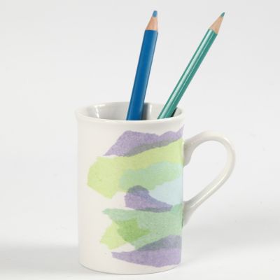 Decoupage su porcellana