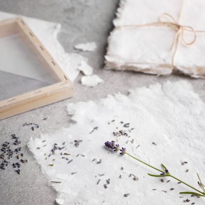How to make handmade paper with effects