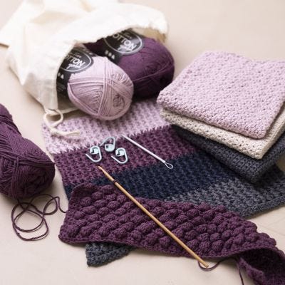 Kit Fai da te Principiante: Impara a lavorare all'uncinetto