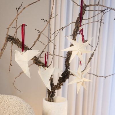 Decorazioni natalizie origami