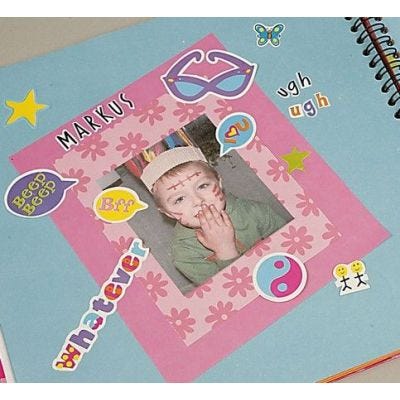 Scrapbook Album - Turquoise