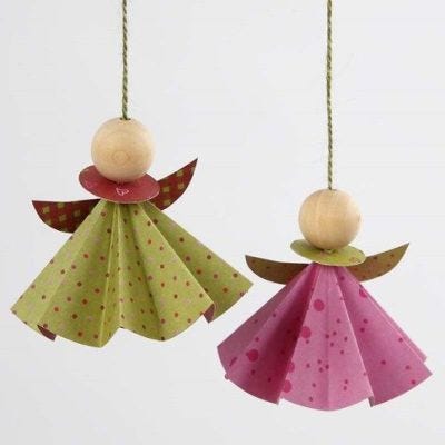 Angeli di carta origami Vivi Gade