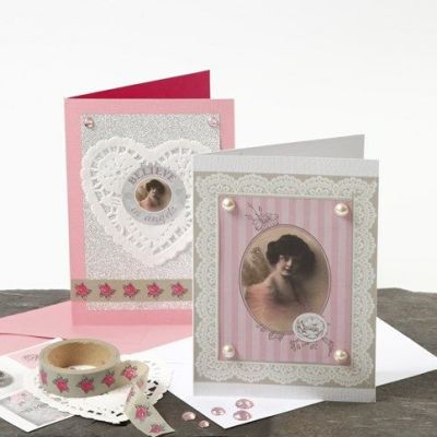 Biglietti d'auguri Happy Moments con decorazioni romantiche Vivi Gade