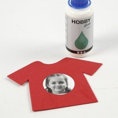 A Poster with Names and Pictures as Washing on a Clothes Line