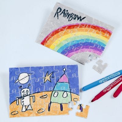 Puzzles da colorare e decorare
