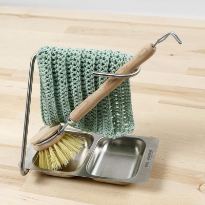 Canovaccio all'uncinetto in stile a coste