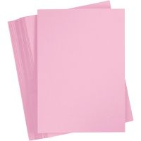 Cartoncino colorato, A4, 210x297 mm, 180 g, rosa chiaro, 100 fgl./ 1 conf.