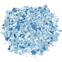 Scaglie marmorizzate, blu, 90 g/ 1 vasch.