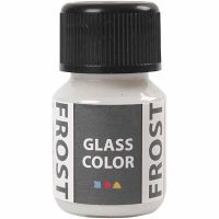 Colore satinato per vetro, bianco, 30 ml/ 1 bott.
