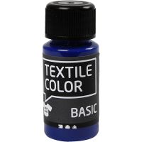 Colore per tessuti, blu primario, 50 ml/ 1 bott.