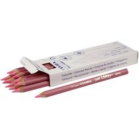 Super Ferby 1 matite colorate, L: 18 cm, mina 6,25 mm, rosso chiaro, 12 pz/ 1 conf.