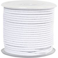 Corda elastica, spess. 2 mm, bianco, 25 m/ 1 rot.