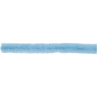 Filo di ciniglia, L: 30 cm, spess. 6 mm, blu, 50 pz/ 1 conf.