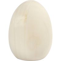 Uovo, H: 10,3 cm, diam 8 cm, 1 pz