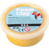Foam Clay® , giallo, 35 g/ 1 vasch.