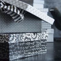 A Box covered with Paris Design Paper