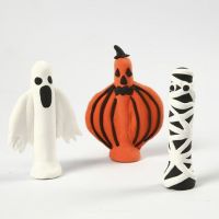 Halloween Figures made from Silk Clay on Clothes Pegs