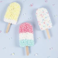 Ice lollies modelled from Foam Clay XL