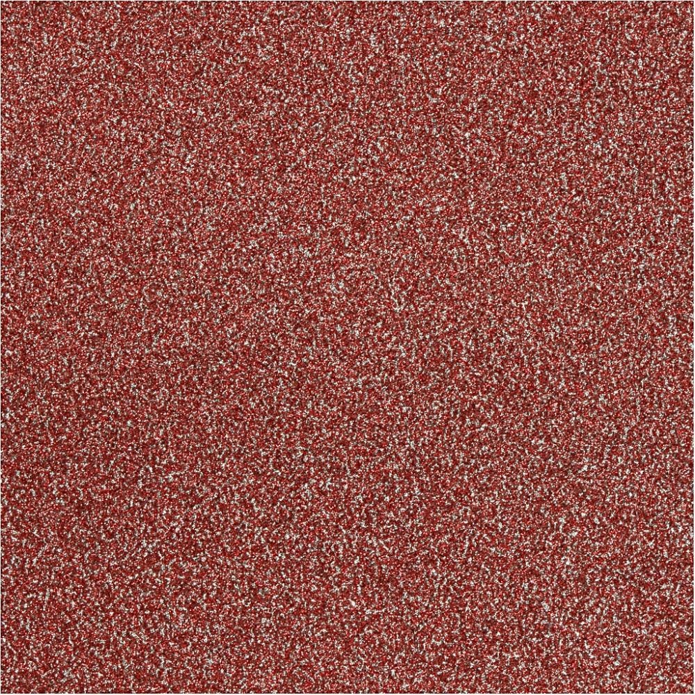 Pellicola glitter, L: 35 cm, spess. 110 my, rosso, 2 m/ 1 rot.