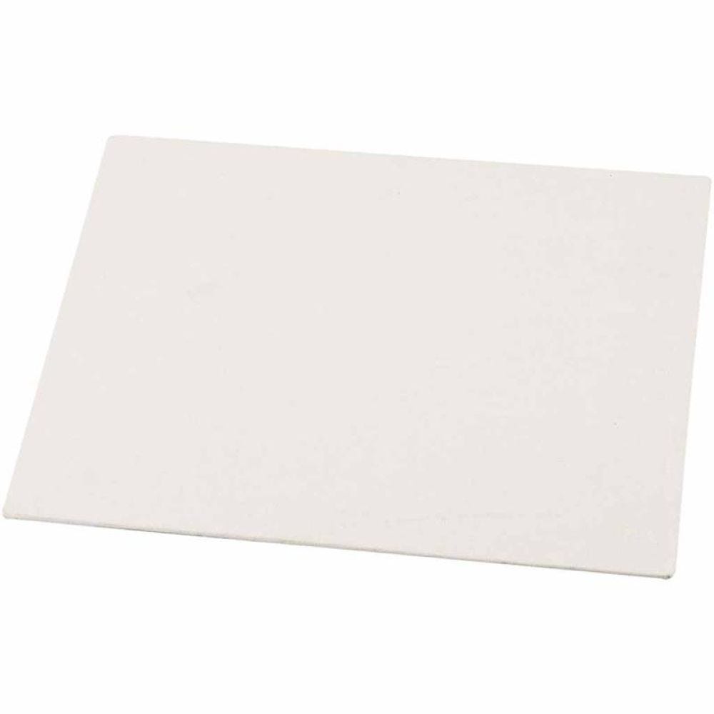 Pannello telato, A5, misura 15x21 cm, spess. 3 mm, 280 g, bianco, 10 pz/ 1 conf.