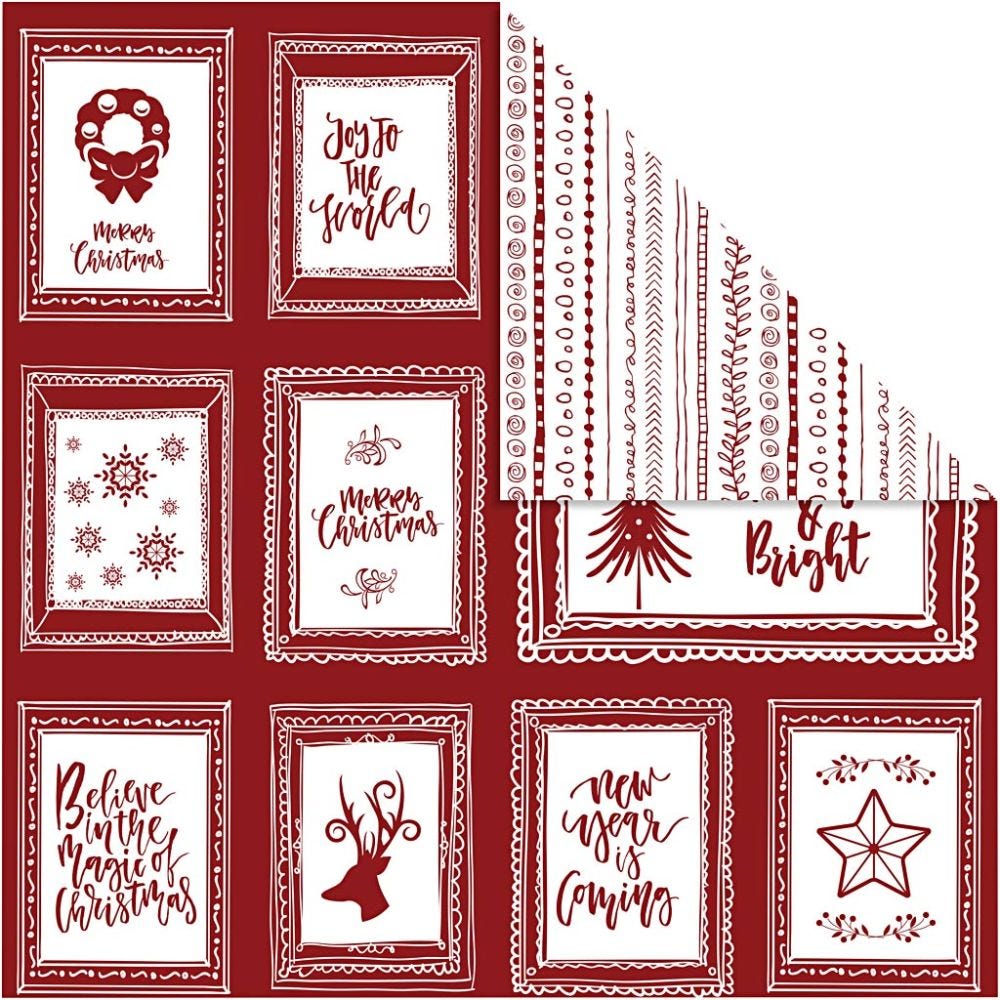 Carta fantasia, 30,5x30,5 , 180 g, 50 fgl./ 1 conf.