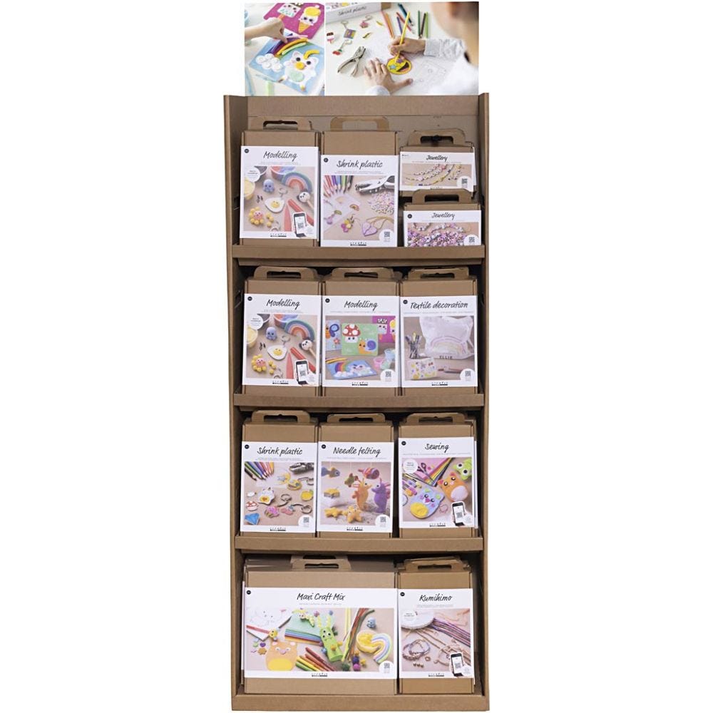 Display da pavimento in cartone, H: 1584 mm, P: 332 mm, L: 630 mm, 59 pezzo/ 1 conf.