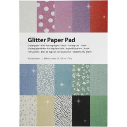 Blocchi carta glitter