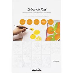 Blocco di Carta da Colorare