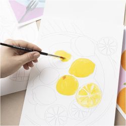 Blocco di Carta da Colorare
