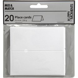 Segnaposto da tavolo, misura 9x4 cm, 220 g, avorio, 20 pz/ 1 conf.