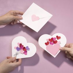 Cartoncini a forma di cuore