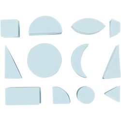 Timbri di gomma EVA, H: 25 mm, misura 15-30 mm, 12 pz/ 1 conf.