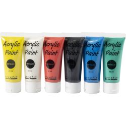 Colore acrilico metallizzato