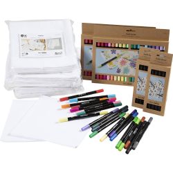 Kit fai da te gruppo dipingi la tua tovaglietta