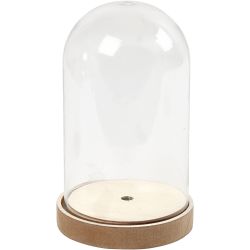 Campana su supporto in legno