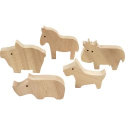 Animali in legno