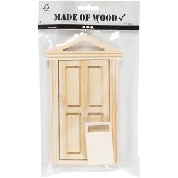 Porta con telaio e cassetta postale