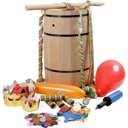 Barile di Carnevale con accessori