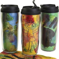 Tazza termica con coperchio