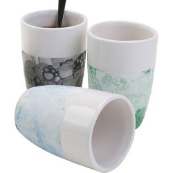 Tazza con esterno opaco