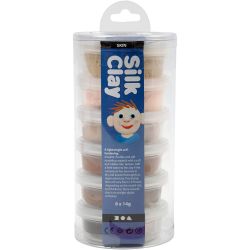 Silk Clay®, color carne, 6x14 g/ 1 conf.