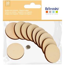 Badge magnetici in legno