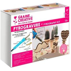 Kit di pirografia su legno Graine Créative