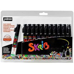 Set di pennarelli per pittura acrilica Skrib