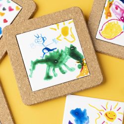 Kit fai da te gruppo pittura sottopentole